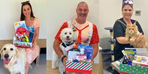 Santa Paws raffle prize winners